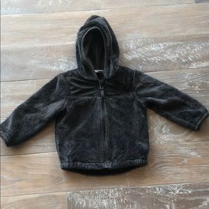 North Face furry fleece 12-18 mo
